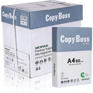 Copy Boss A4 80 G/m² 2.500 Adet Fotokopi Kağıdı (5'li Paket)