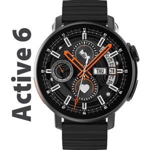 Active6 Akıllı Saat Yuvarlak Alüminyum Kasa Spor