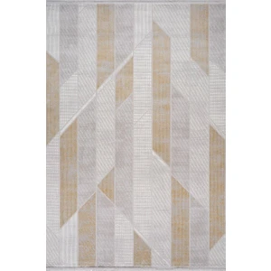 Artemis Halı Karizma 02815D Gold Krem Modern Çizgili Halı