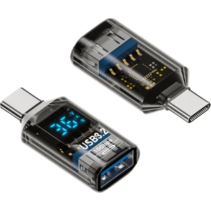 Revolution Type C To USB 3.2 Dönüştürücü 36W Hızlı Şarj 10GBPS Veri Transferi Dijital Ekran Otggm