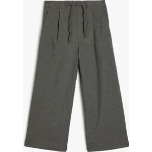 Geniş Paça Pantolon Beli Lastikli