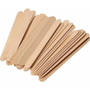 100'lü Tahta Dil Çubuğu Basacağı Ağda Spatulası Spatula Ahşap