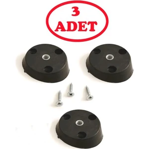 Faw Decor Zigon Sehpa Plastik Bağlantı Aparatı / Mobilya Ayağı Bağlantı Parçası - 3 Adet