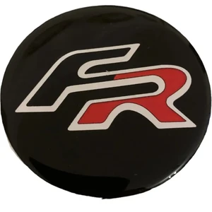 Fr Logolu 56 mm Jant Göbek Damla Stıcker 4 Adet