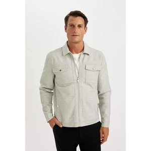 Slim Fit Mont Dar Kesim Polo Yaka Astarlı Fermuarlı Cepli Y4458AZ24AU