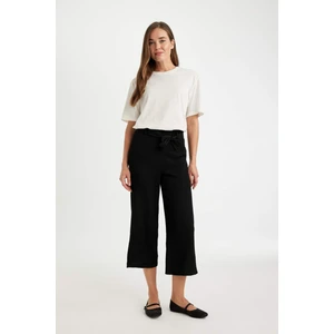 Pantolon Regular Fit Bürümcük Kısa Paça Basic Düz D5924AX24HS