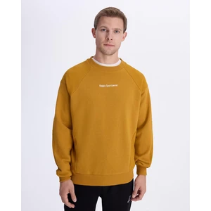 Authentic Alec Erkek Hardal Comfort Fit Sweatshirt