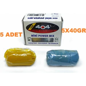 Mix Power Hamur Kaynak Çelik Macun Boyanabilir Kapatır Işler 5 Adet