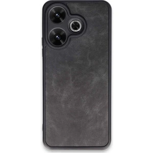 M.tk moveteck Xiaomi Redmi 13 4g Kılıf Kamera Korumalı Deri Görünümlü Leather Desenli Yumuşak Mat Silikon Kapak