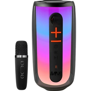 Mn6 Pluse 6 Mikrofonlu Bluetooth Hoparlör-360°ledli Hoparlör/dekoratif Aydınlatma/led Işıklı Gece Lambası