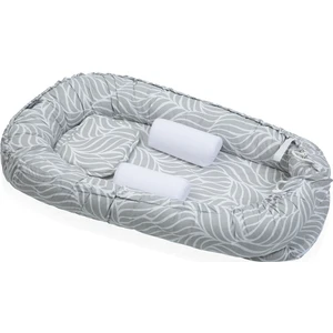 Anne & Baba Yanı Yatağı Gri Yaprak