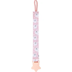 Baby Jem Emzik Tutacağı Desenli Pembe Ayıcık