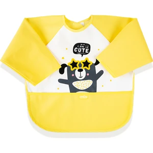 Babyjem Poli Muşamba Kollu Önlük Sarı