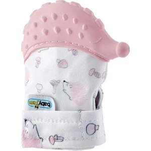 Babyjem Diş Kaşıyıcı Eldiven Kirpi Pembe