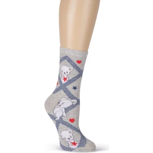Koala Pattern Soket Çorap