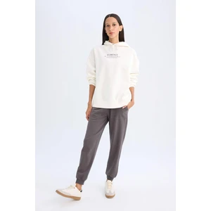 Regular Fit Jogger Kışlık Eşofman Altı Basic Düz Beli Lastikli Bağcıklı Cepli V2699AZ24WN