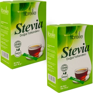 Ultra Stevialı Tatlandırıcı 0,5 gr 80'li Kutu x 2