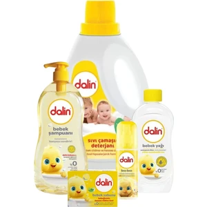 Yenidoğan Şampuan+Bebek Yağı+Sabun+Kolonya+Deterjan 5 Li Set