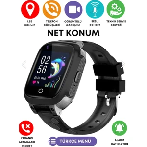Mercitech Yeni Torima Y95H Çoçuk Takip Saati 4g Gps Wifi Konumlandırma Simkartlı