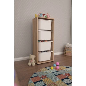 Cara 4 Derin Sepetli Sonomo Çok Amaçlı Dolap Mutfak Kiler Dolabı