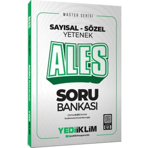 Yediiklim Yayınları 2025 ALES Sayısal Sözel Yetenek Soru Bankası