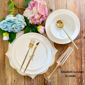 24 Parça Athen Kabartmalı Yemek Takımı EL-23A156