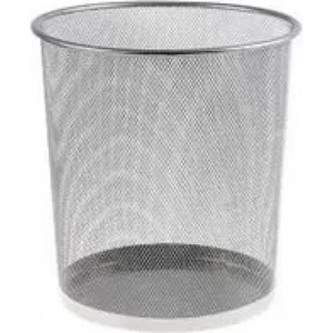 Çöp Kovası Metal Gri