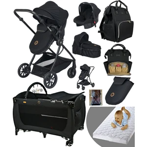 Baby Home 8 in 1  yeni ekonomi paketi 1010 Travel Sistem Bebek Arabası 560 Bebek Oyun Parkı Yatak Beşik