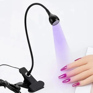 Masa Sabitlemeli Uv LED Kurutucu Lamba Jel Tips Kurutucu Oje Kurutucu 3W