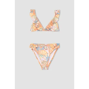 Kız Çocuk Desenli Bikini Takımı B7033A824SM