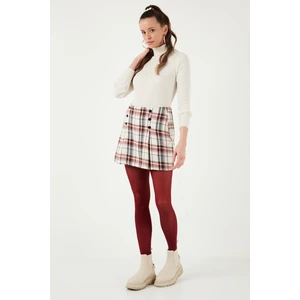 Regular Fit Kışlık Tüvit Mini Şort Etek Bayan Şort Etek 611ET0020