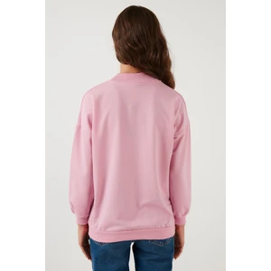 Dik Yaka Basic Örme Sweat Kadın SWEAT 5863323
