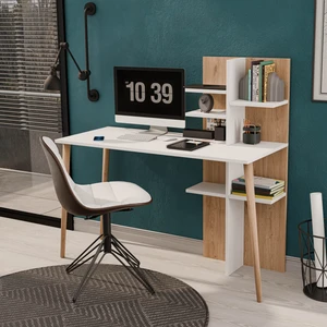 Ruby 120 cm Ahşap Ayaklı Çalışma Masası