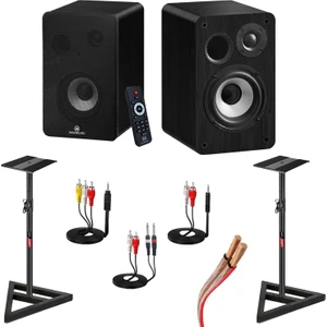 Maxword RM-400BK-ST 4'' Referans Monitörü Yükseklik Ayarlı Stand Dahil