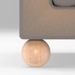 Küre Ahşap Mobilya Ayağı | 9cm - Farklı Renk Seçenekleriyle | 1 Adet