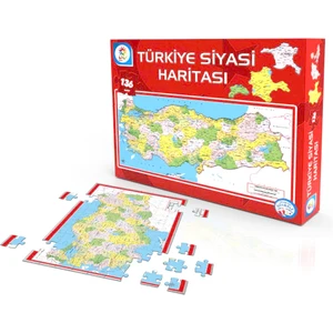 Siyasi Harita Puzzle Kutulu 136 Parça