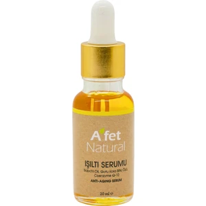A'fet Natural Işıltı Serumu 20ml - Antiaging Serum 20ml - Yasemin Kokulu