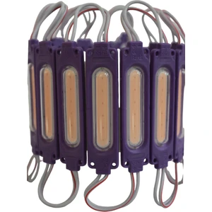 Hazar Led Cob LED Modül Lensli 2 Watt 12 Volt Mor (10 Adet)