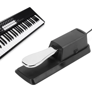 Dp-1 Piyano Org Klavye De Kullanılan Profesyonel Siyah Sustain Pedal