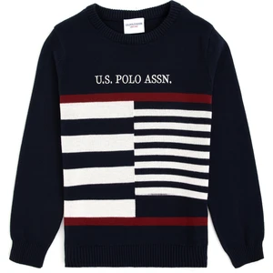 U.S. Polo Assn. Erkek Çocuk Lacivert Kazak /Triko 50293025-VR033