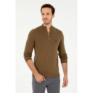 U.S. Polo Assn. Erkek Haki Kazak /Triko 50293517-VR027