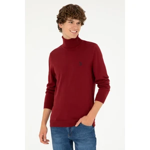 U.S. Polo Assn. Erkek Bordo Kazak /Triko 50293523-VR014