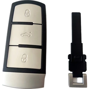 Volkswagen Passat B6 B7 Uyumlu Smart Kumanda Kabı Anahtar Kabı Oto Anahtarlık Logolu