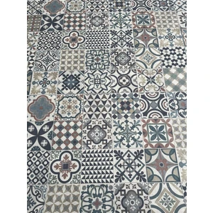 Mineflo Pvc Yer Kaplaması Taş Mozaik Desen En 2 Metre