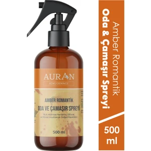 Amber Romantik Parfümlü Oda ve Çamaşır Spreyi Ortam ve Kumaş Kokusu Amber Romantic Room Spray 500ml