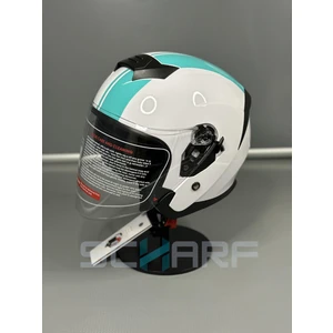 Scharf JK-526 Güneş Vizörlü Yarım Kask