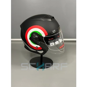 Scharf JK-526 Güneş Vizörlü Yarım Kask