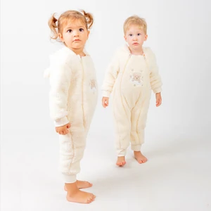 Sare Baby Pofuduk Serisi Kışlık Bebek Uyku Tulumu %100 Doğal Pamuk Astarlı Özel Kumaş Unisex 2.0 Tog
