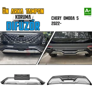 Drs Tuning S-Dizayn Chery Omoda 5 Ön ve Arka Tampon Koruma Difüzör Seti 2022 Üzeri A+ Kalite