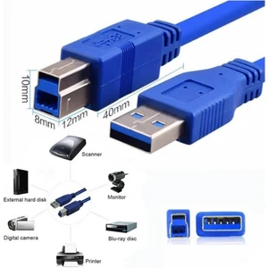 Cu301 1.5Mt Usb 3.0 Yazıcı Kablosu